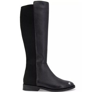 Gentle Souls Womens Leather Riding Boots Black Size 6.5M Knee High Flat Heel NEW